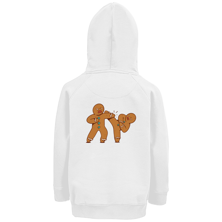 Lebkuchenmänner - Premium Bio Kinderhoodie mit Rückendruck - Textilzauber