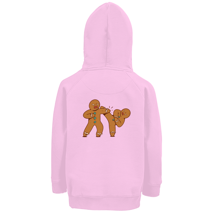 Lebkuchenmänner - Premium Bio Kinderhoodie mit Rückendruck - Textilzauber