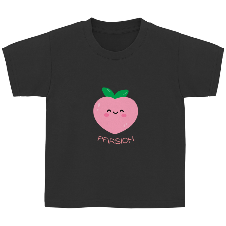 Lieber Pfirsich - Kinder T - Shirt - Textilzauber