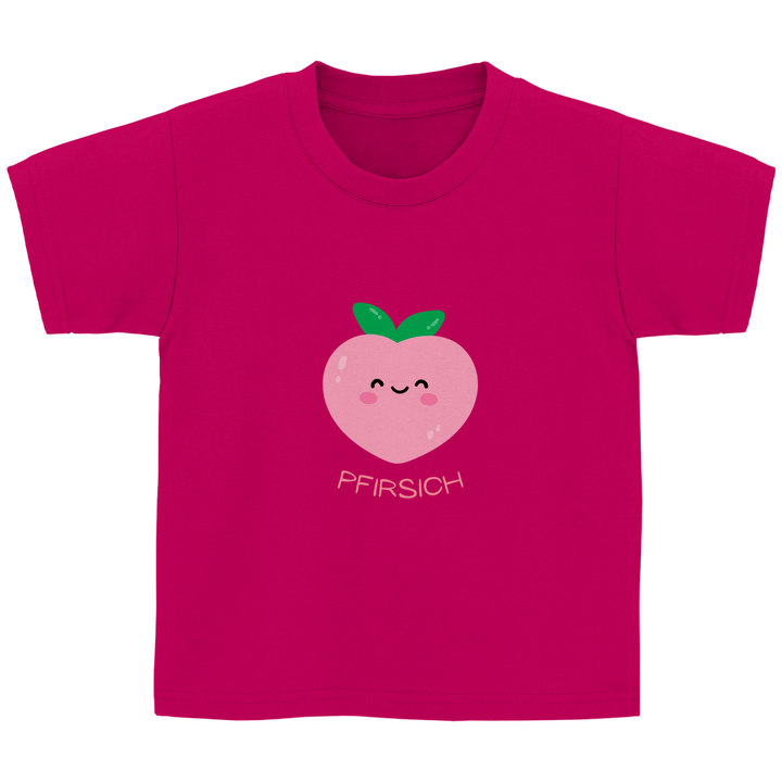 Lieber Pfirsich - Kinder T - Shirt - Textilzauber