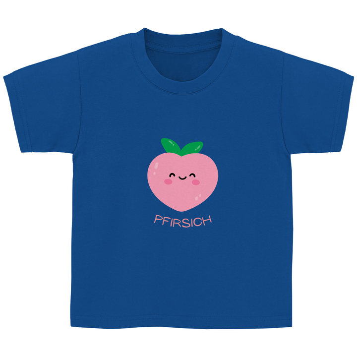 Lieber Pfirsich - Kinder T - Shirt - Textilzauber