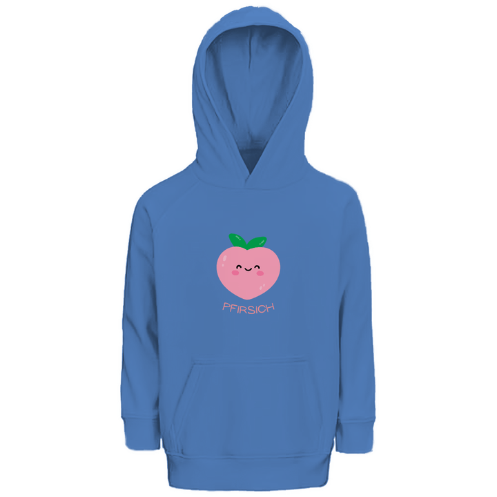 Lieber Pfirsich - Premium Bio Kinderhoodie - Textilzauber