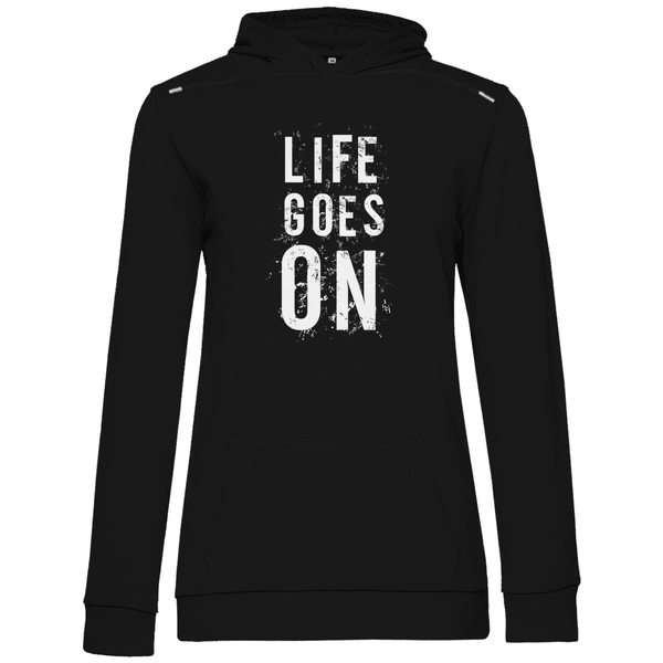 Life Goes On - Damen Hoodie - Textilzauber
