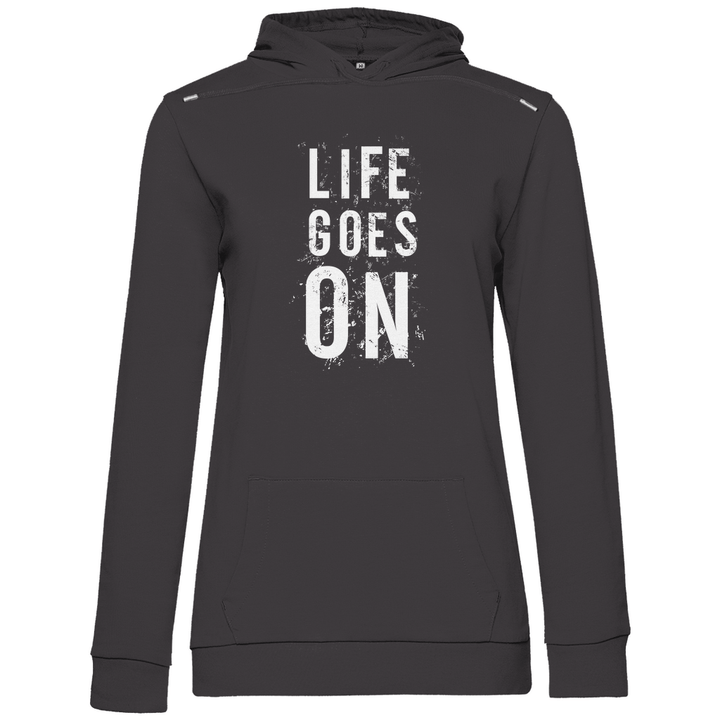 Life Goes On - Damen Hoodie - Textilzauber
