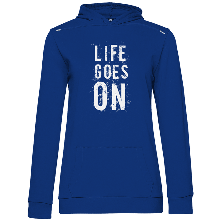 Life Goes On - Damen Hoodie - Textilzauber