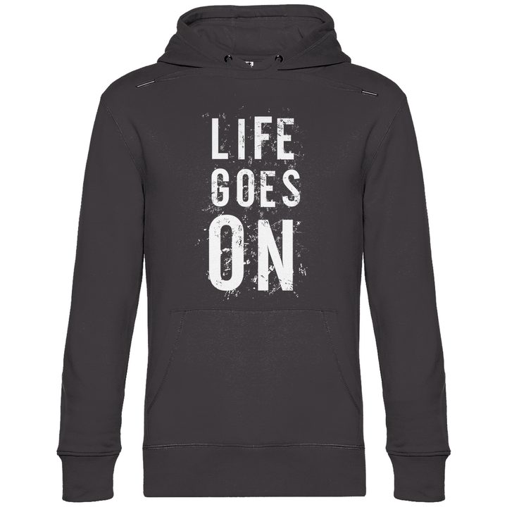 Life Goes On - Herren Hoodie - Textilzauber