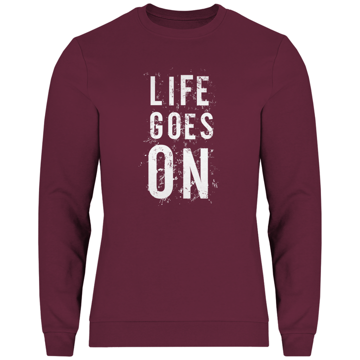 Life Goes On - Herren Sweatshirt - Textilzauber