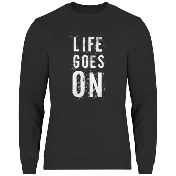 Life Goes On - Herren Sweatshirt - Textilzauber