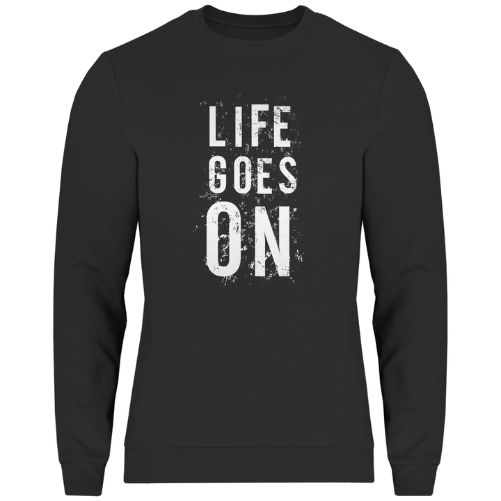Life Goes On - Herren Sweatshirt - Textilzauber