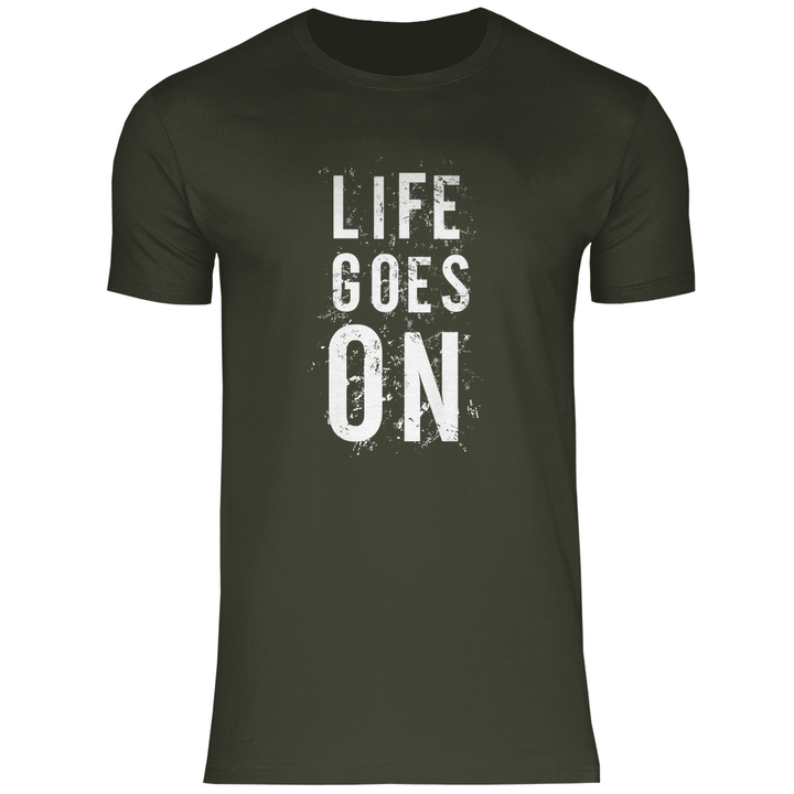 Life Goes On - Herren T - Shirt - Textilzauber