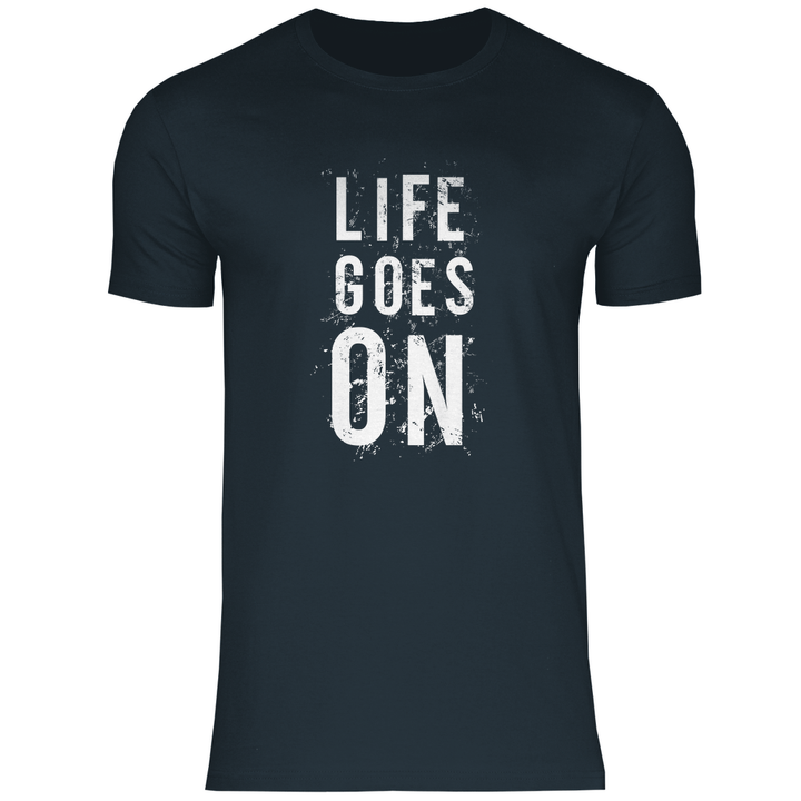 Life Goes On - Herren T - Shirt - Textilzauber