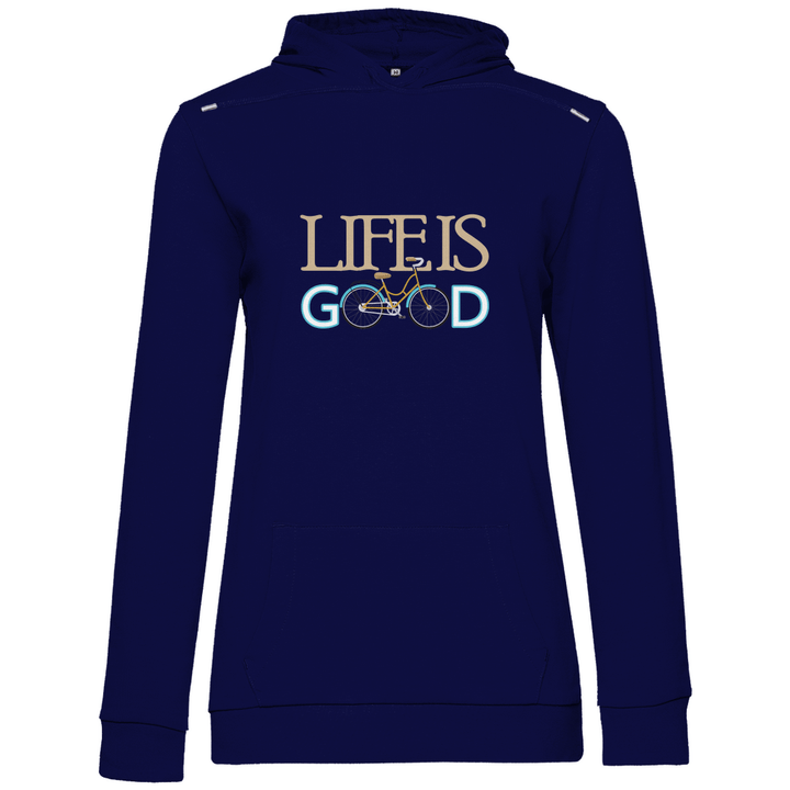 Life is Good - Damen Hoodie - Textilzauber