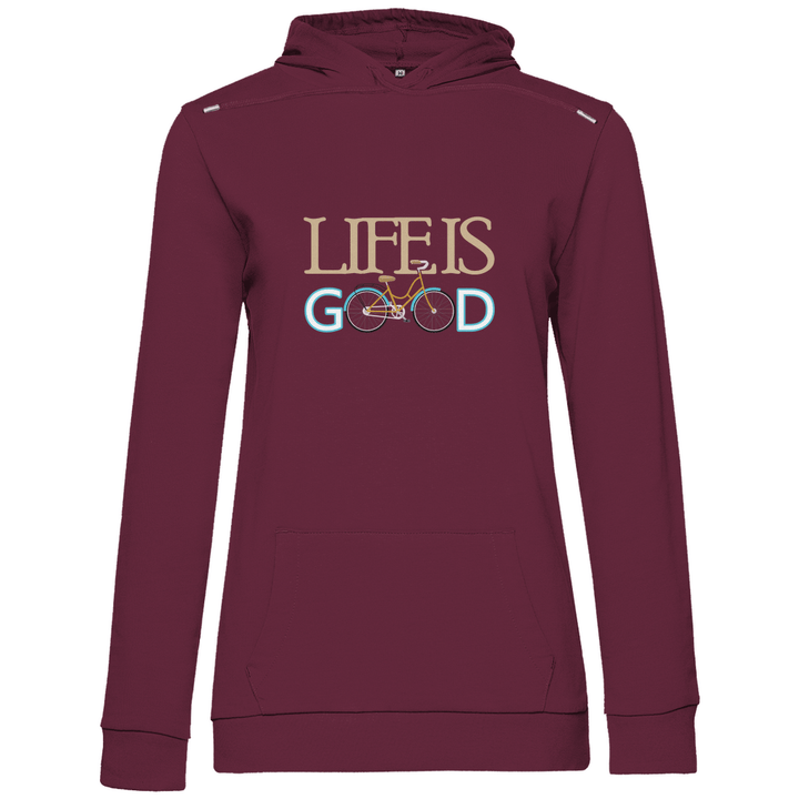 Life is Good - Damen Hoodie - Textilzauber