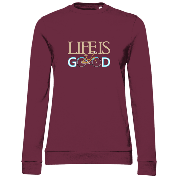 Life is Good - Damen Sweatshirt - Textilzauber