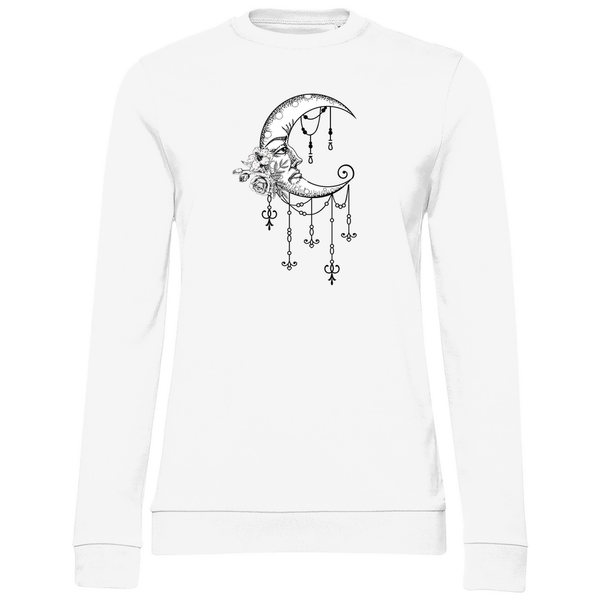 Lunar Elegance - Damen Sweatshirt - Textilzauber