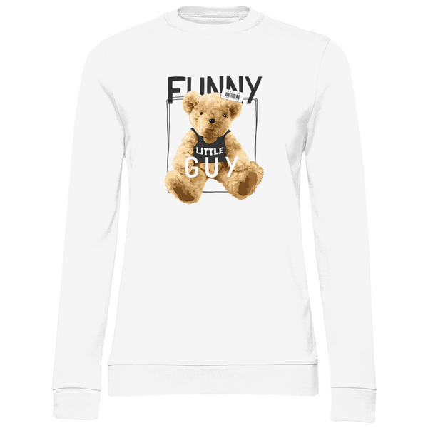 Lustiger Teddy - Damen Sweatshirt - Textilzauber