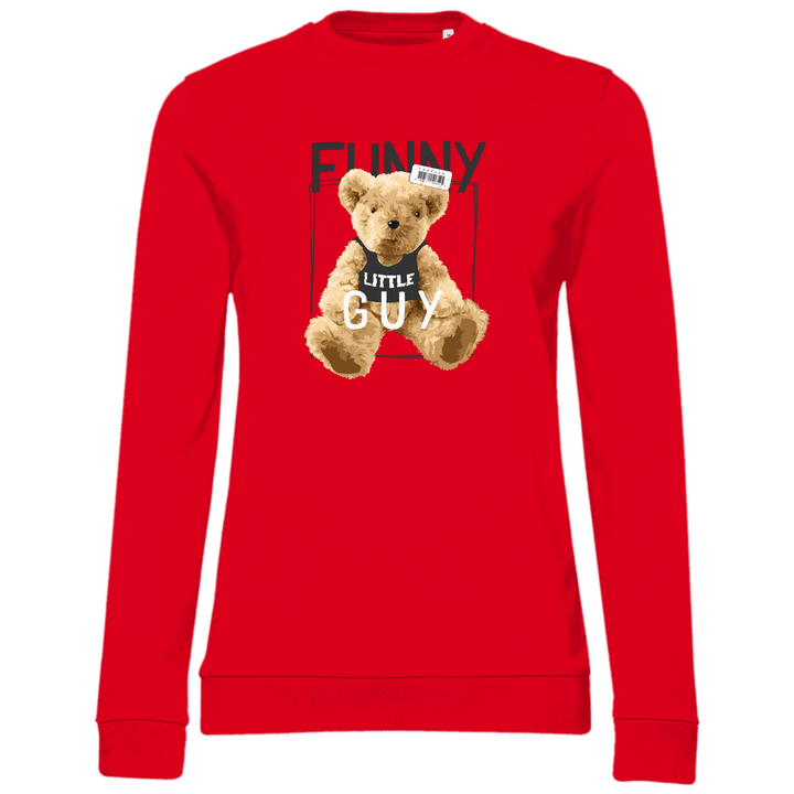 Lustiger Teddy - Damen Sweatshirt - Textilzauber