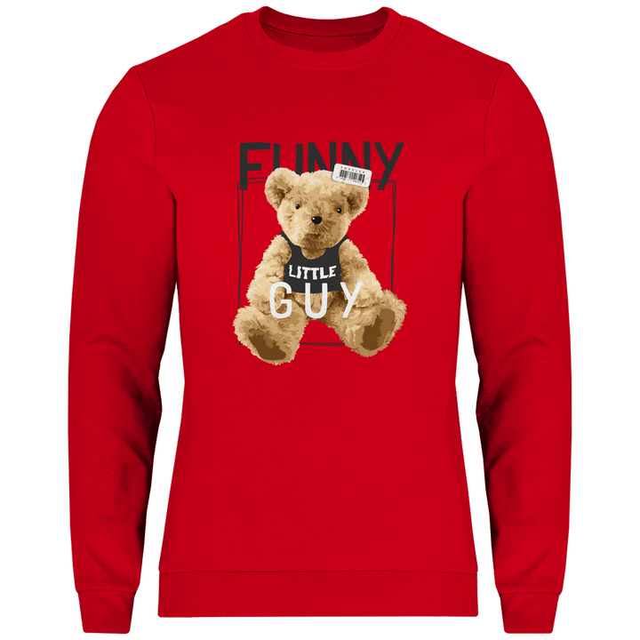 Lustiger Teddy - Herren Sweatshirt - Textilzauber