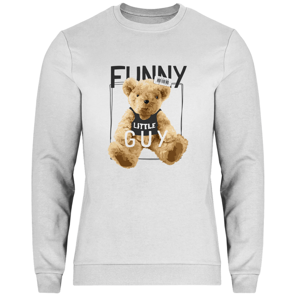 Lustiger Teddy - Herren Sweatshirt - Textilzauber