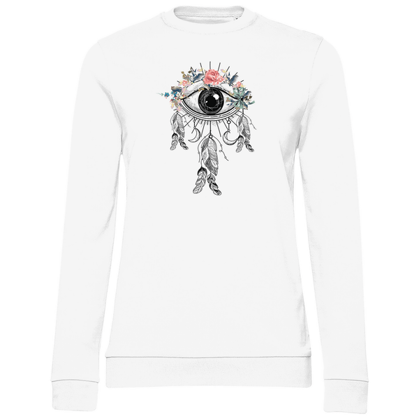 Magisches Auge - Damen Sweatshirt - Textilzauber