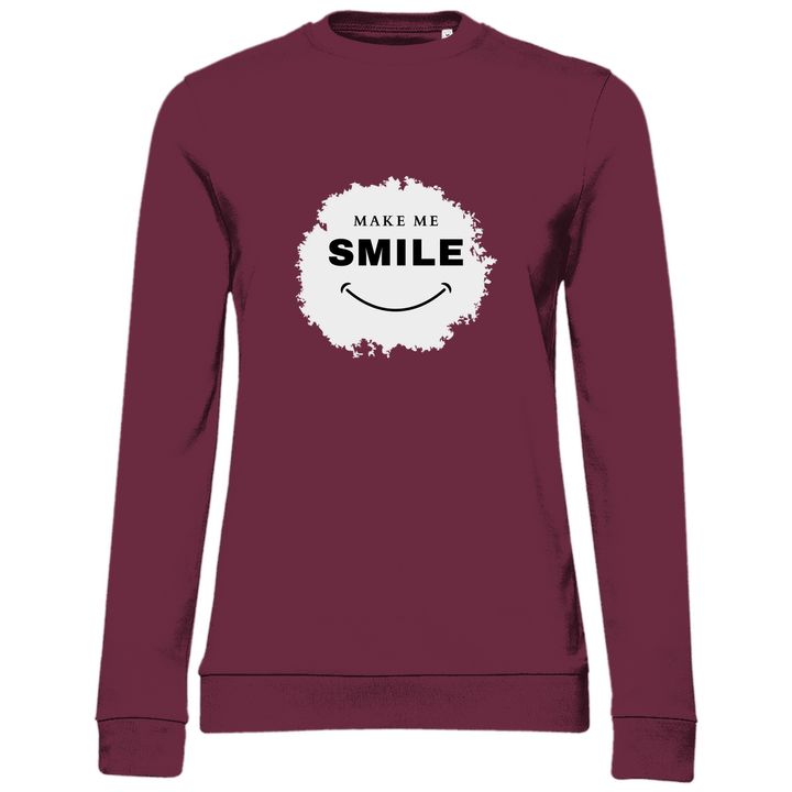 Make Me Smile - Damen Sweatshirt - Textilzauber