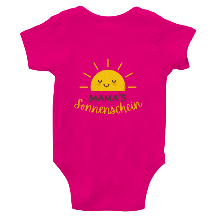 Mama's Sonnenschein - Bio Baby - Body mit Rückendruck - Textilzauber