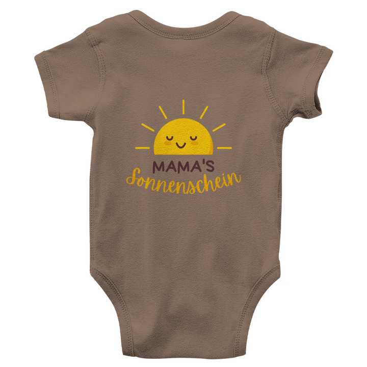 Mama's Sonnenschein - Bio Baby - Body mit Rückendruck - Textilzauber