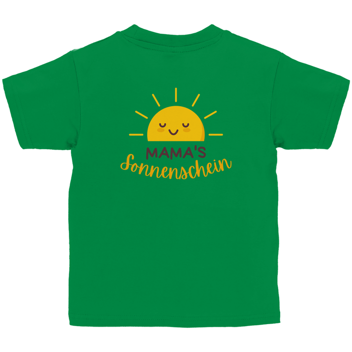 Mama's Sonnenschein - Kinder T - Shirt mit Rückendruck - Textilzauber