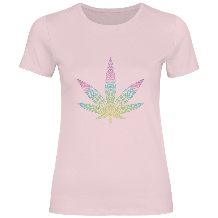Mandala Cannabis - Damen T - Shirt - Textilzauber