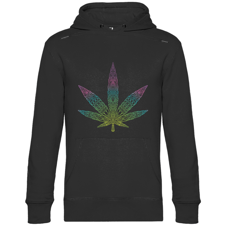 Mandala Cannabis - Herren Hoodie - Textilzauber