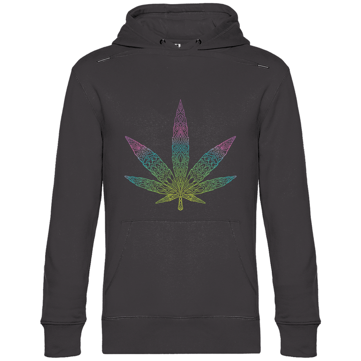 Mandala Cannabis - Herren Hoodie - Textilzauber