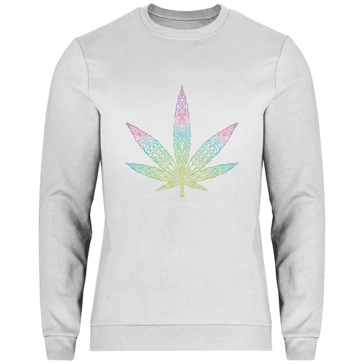 Mandala Cannabis - Herren Sweatshirt - Textilzauber