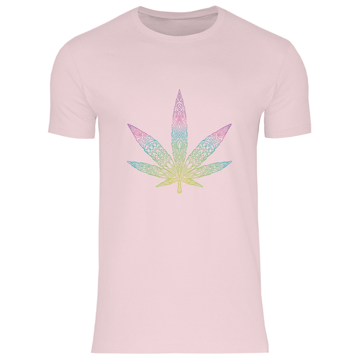 Mandala Cannabis - Herren T - Shirt - Textilzauber