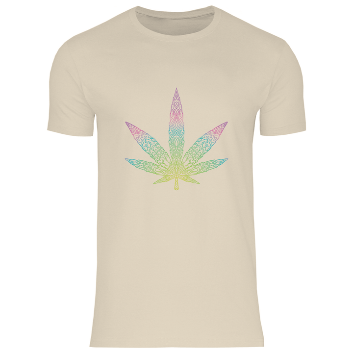 Mandala Cannabis - Herren T - Shirt - Textilzauber