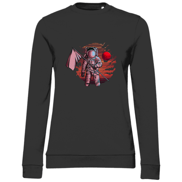 Mars - Astronaut - Damen Sweatshirt - Textilzauber