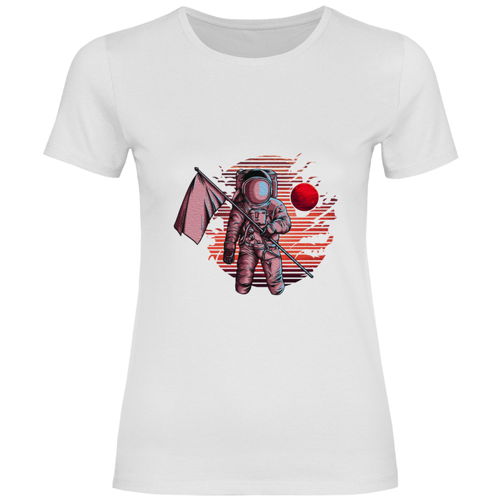 Mars - Astronaut - Damen T - Shirt - Textilzauber