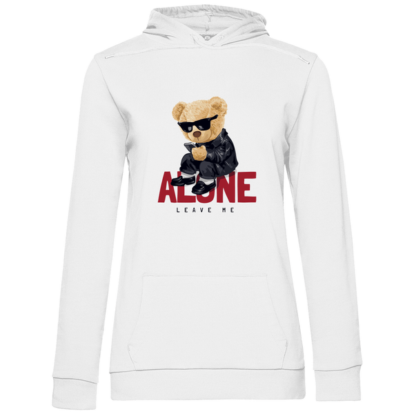 Melancholischer Teddy - Damen Hoodie - Textilzauber