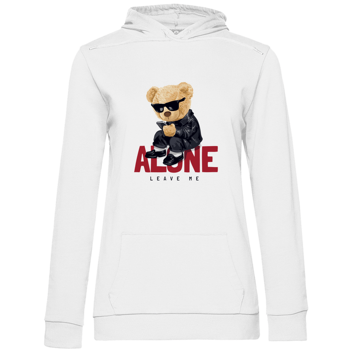 Melancholischer Teddy - Damen Hoodie - Textilzauber