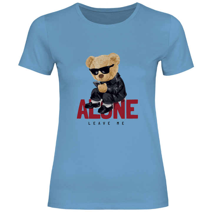 Melancholischer Teddy - Damen T - Shirt - Textilzauber