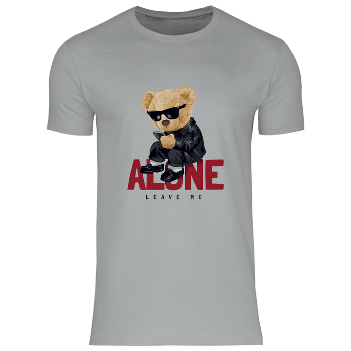 Melancholischer Teddy - Herren T - Shirt - Textilzauber
