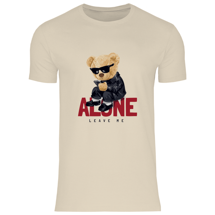 Melancholischer Teddy - Herren T - Shirt - Textilzauber