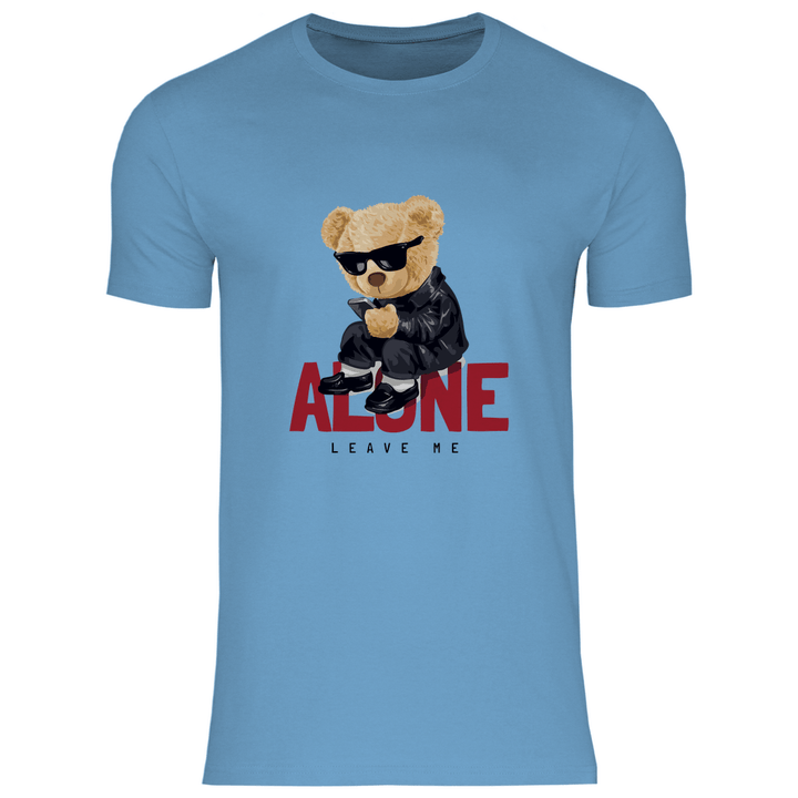 Melancholischer Teddy - Herren T - Shirt - Textilzauber