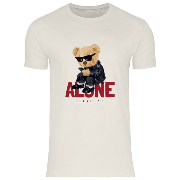 Melancholischer Teddy - Herren T - Shirt - Textilzauber