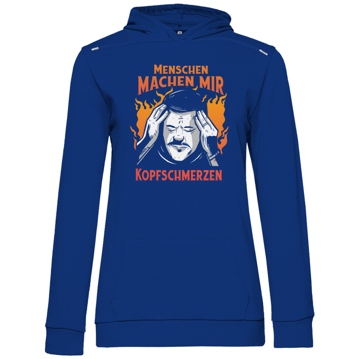 Menschen machen Kopfschmerzen - Damen Hoodie - Textilzauber