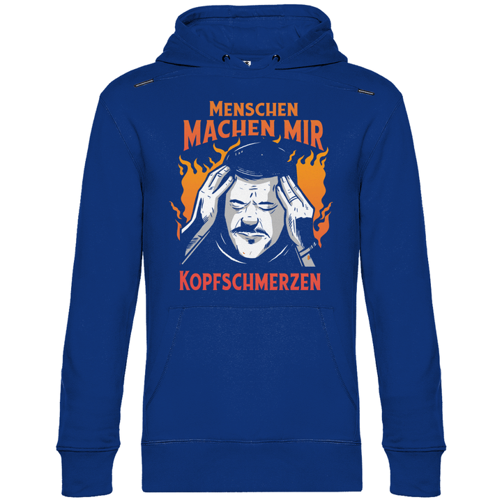 Menschen machen Kopfschmerzen - Herren Hoodie - Textilzauber