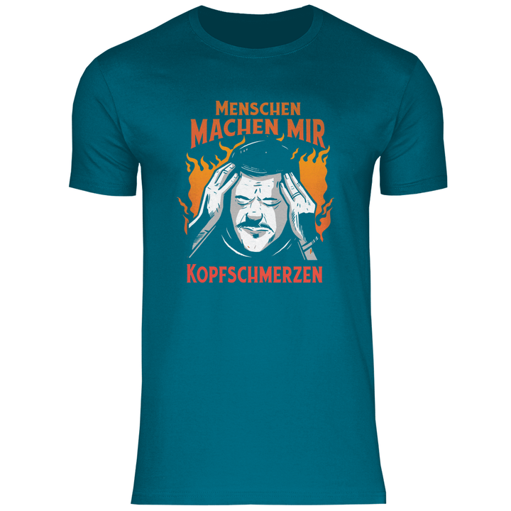 Menschen machen Kopfschmerzen - Herren T - Shirt - Textilzauber