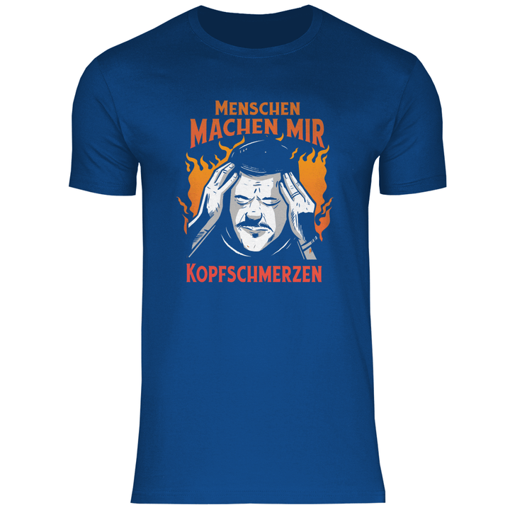 Menschen machen Kopfschmerzen - Herren T - Shirt - Textilzauber