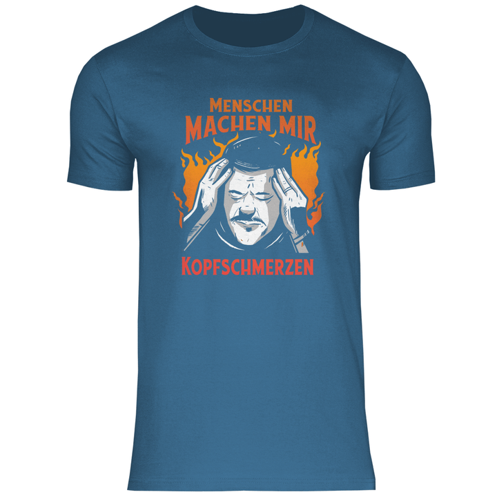 Menschen machen Kopfschmerzen - Herren T - Shirt - Textilzauber