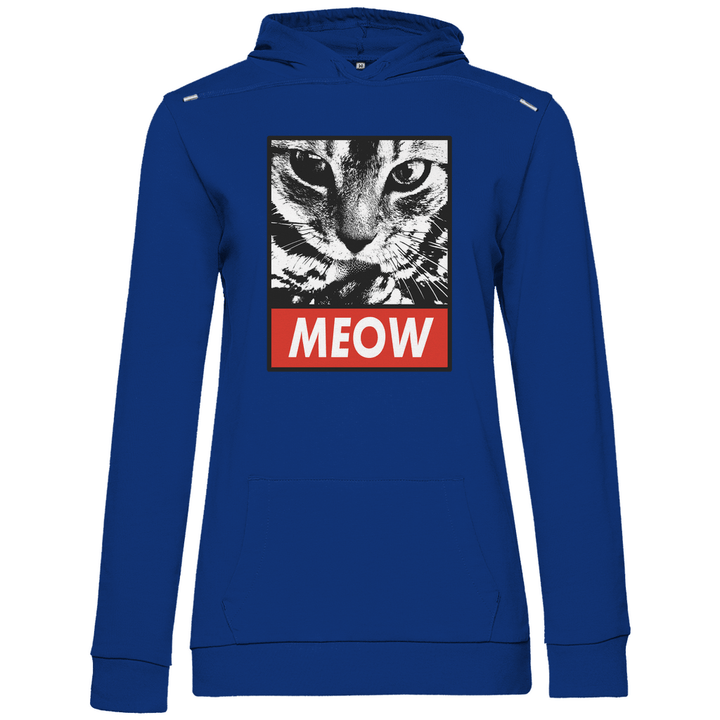 Meow - Damen Hoodie - Textilzauber