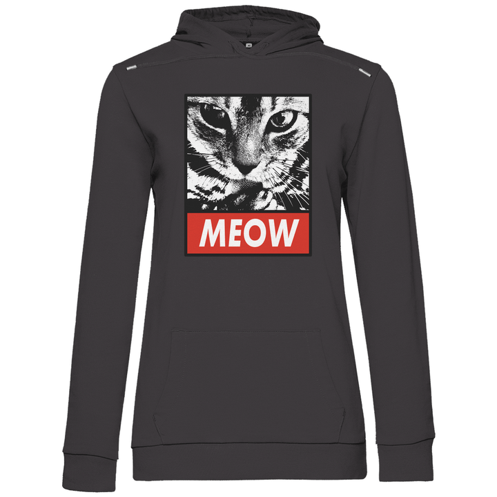 Meow - Damen Hoodie - Textilzauber